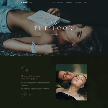 Move Addons Photography Template