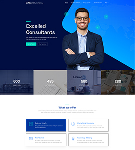 Consultant Business Template - Moveaddons