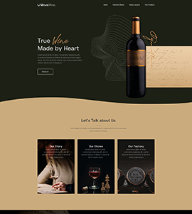Wine Template - Moveaddons